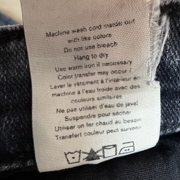 rag & bone Dre Slim Boyfriend Jeans 28 Abbots Wash Low Rise Tapered Denim - Picture 8 of 12